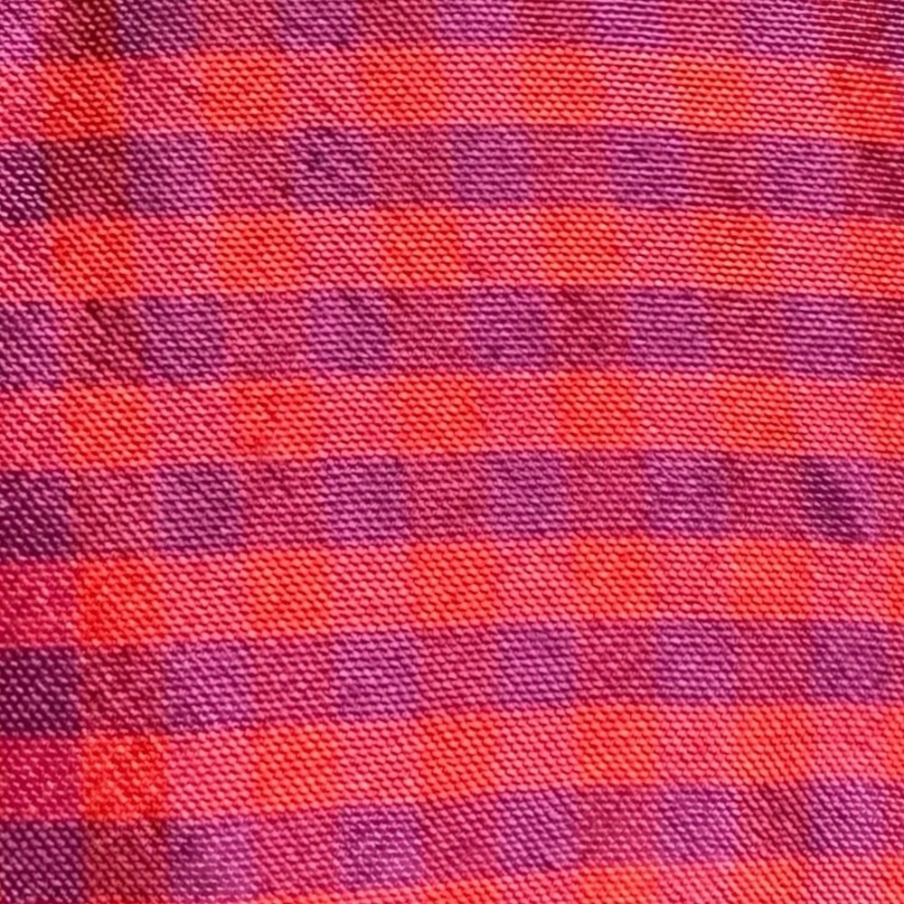 Vintage CLIO Silk Plaid Collared Sleeveless Blouse‎ Women's Size 10 Artsy Career - Picture 4 of 16
